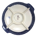 Plate, Round, Divided, 12.5" in "Festive Forest" by Manufaktura | T138U-INS6