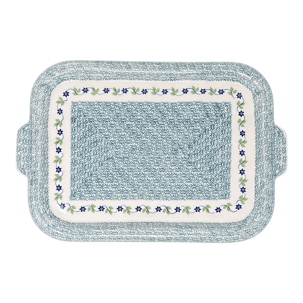 Tray, Cookie Sheet, 11.5" x 16" in "Woven Starflowers" by Manufaktura | T139T-RV01