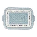 Tray, Cookie Sheet, 11.5" x 16" in "Woven Starflowers" by Manufaktura | T139T-RV01