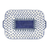 Tray, Cookie Sheet, 11.5" x 16" in "Snowy Pines" by Manufaktura | T139T-U22