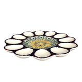 Plate, Round, Egg Plate, 10.25" in "Sunshine Grotto" by Manufaktura | T140S-WK52