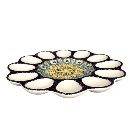 Plate, Round, Egg Plate, 10.25" in "Sunshine Grotto" by Manufaktura | T140S-WK52