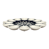 Plate, Round, Egg Plate, 10.25" in "Peacock" by Manufaktura | T140T-54