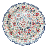 Platter, Round, Ornate, 13.5" in "Full Bloom" by Manufaktura | T142S-EO34