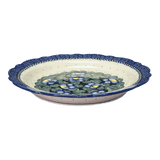 Platter, Round, Ornate, 13.5" in "Pansies" by Manufaktura | T142S-JZB