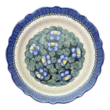 Platter, Round, Ornate, 13.5" in "Pansies" by Manufaktura | T142S-JZB