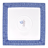 Plate, Square, Dinner, 11.25" Plate in "Blue Life" by Manufaktura | T145S-EO39
