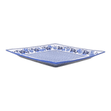 Plate, Square, Dinner, 11.25" Plate in "Blue Life" by Manufaktura | T145S-EO39
