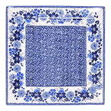 Plate, Square, Dinner, 11.25" Plate in "Blue Life" by Manufaktura | T145S-EO39