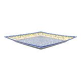 Plate, Square, Dinner, 11.25" Plate in "Dragonfly Delight" by Manufaktura | T145S-JZ36
