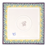 Plate, Square, Dinner, 11.25" Plate in "Sunshine Grotto" by Manufaktura | T145S-WK52