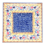 Plate, Square, Dinner, 11.25" Plate in "Butterfly Bliss" by Manufaktura | T145S-WK73