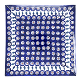 Plate, Square, Dinner, 11.25" Plate in "Peacock" by Manufaktura | T145T-54