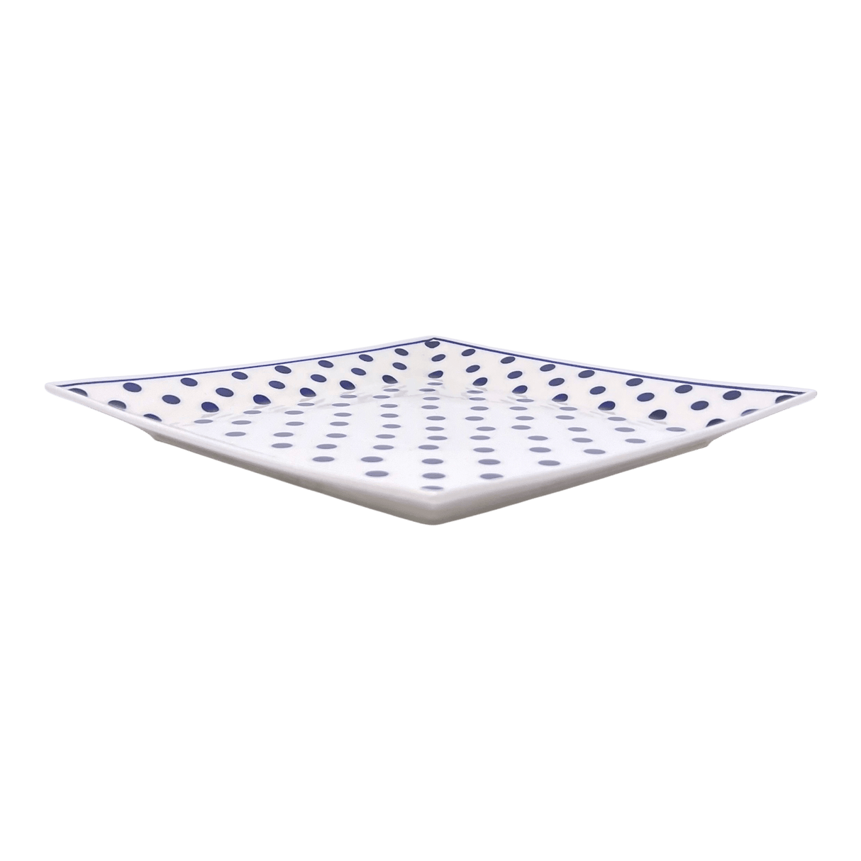 Plate, Square, Dinner, 11.25" Plate in "Polka Dot" by Manufaktura | T145T-61