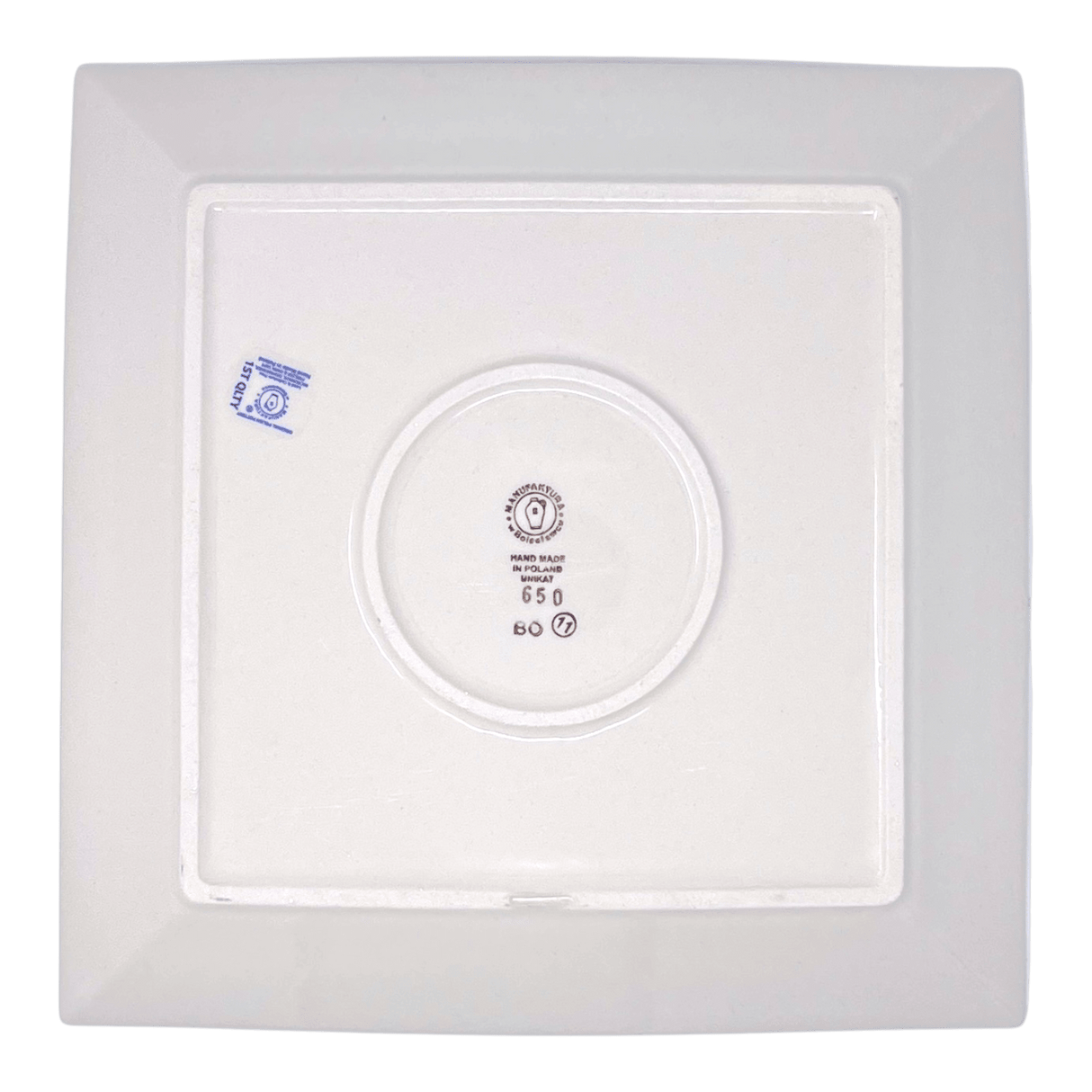Plate, Square, Dinner, 11.25" Plate in "Polka Dot" by Manufaktura | T145T-61