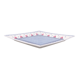 Plate, Square, Dinner, 11.25" Plate in "Smooth Seas" by Manufaktura | T145T-DPML