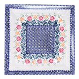 Plate, Square, Dinner, 11.25" Plate in "Flower Power" by Manufaktura | T145T-JS14