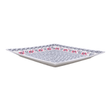 Plate, Square, Dinner, 11.25" Plate in "Scarlet Garden" by Manufaktura | T145T-KK01