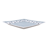 Plate, Square, Dinner, 11.25" Plate in "Woven Pansies" by Manufaktura | T145T-RV