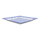 Plate, Square, Dinner, 11.25" Plate in "Winter Hibiscus" by Manufaktura | T145U-JZ42
