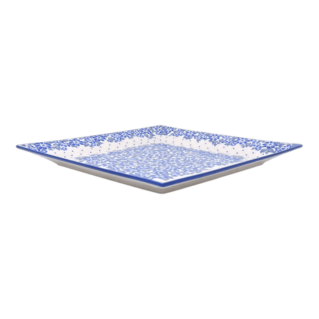Plate, Square, Dinner, 11.25" Plate in "Winter Hibiscus" by Manufaktura | T145U-JZ42