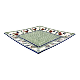 Plate, Square, Dinner, 11.25" Plate in "Chicken Dance" by Manufaktura | T145U-P320