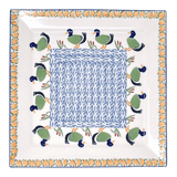 Plate, Square, Dinner, 11.25" Plate in "Ducks in a Row" by Manufaktura | T145U-P323