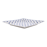 Plate, Square, Salad, 9" in "Polka Dot" by Manufaktura | T146T-61