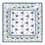 Plate, Square, Salad, 9" in "Lady Bugs" by Manufaktura | T146T-IF45