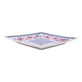 Plate, Square, Salad, 9" in "Summer Bouquet" by Manufaktura | T146T-MM01