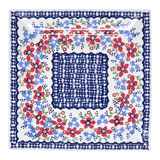 Plate, Square, Salad, 9" in "Summer Bouquet" by Manufaktura | T146T-MM01