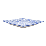 Plate, Square, Salad, 9" in "English Blue" by Manufaktura | T146U-AS53