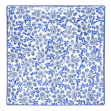 Plate, Square, Salad, 9" in "English Blue" by Manufaktura | T146U-AS53