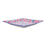 Plate, Square, Salad, 9" in "Strawberry Fields" by Manufaktura | T146U-AS59