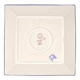 Plate, Square, Salad, 9" in "Strawberry Fields" by Manufaktura | T146U-AS59