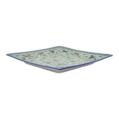 Plate, Square, Salad, 9" in "On the Range" by Manufaktura | T146U-INK2