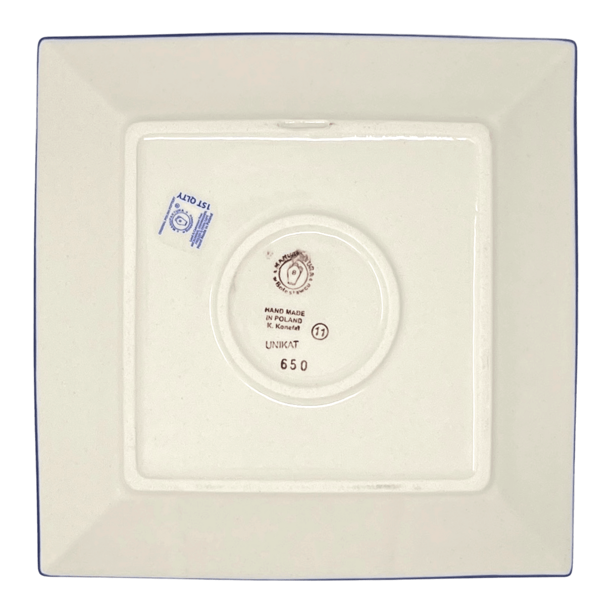 Plate, Square, Salad, 9" in "On the Range" by Manufaktura | T146U-INK2