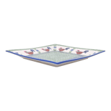 Plate, Square, Salad, 9" in "Chicken Dance" by Manufaktura | T146U-P320