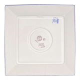 Plate, Square, Salad, 9" in "Chicken Dance" by Manufaktura | T146U-P320