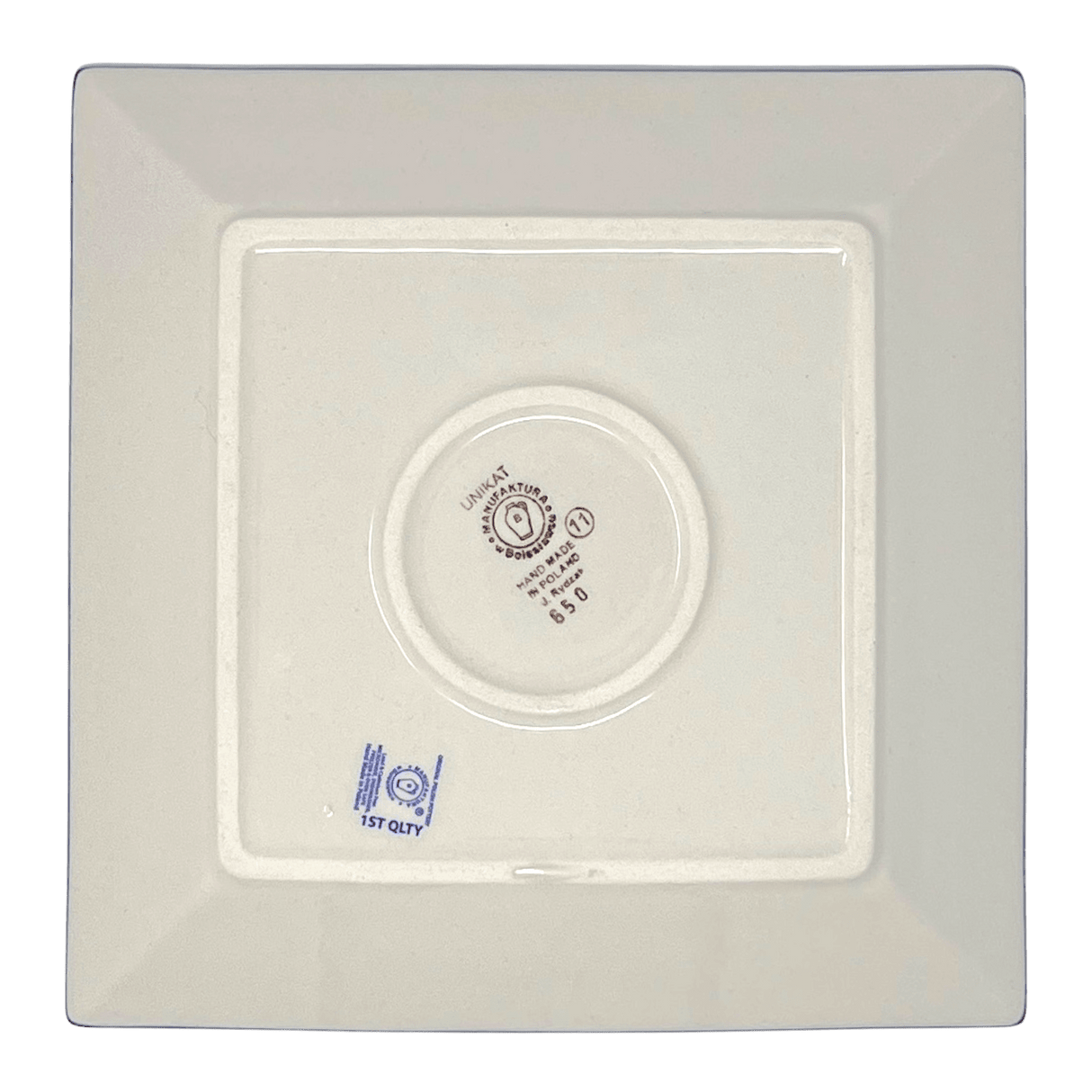 Plate, Square, Salad, 9" in "Ducks in a Row" by Manufaktura | T146U-P323