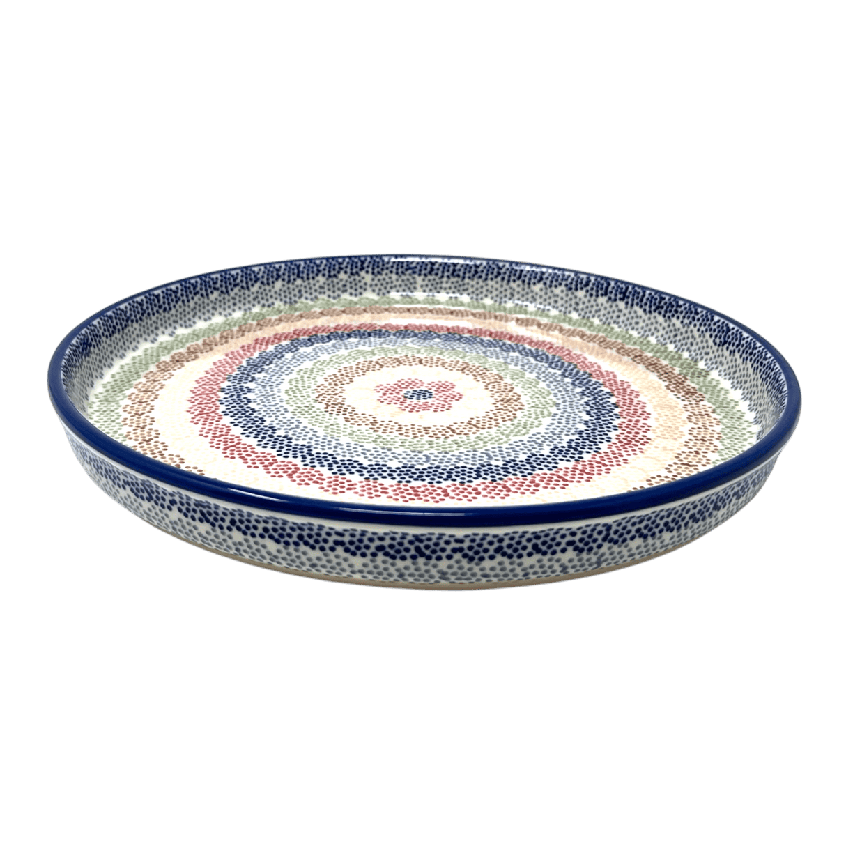 Tray, Round, 10.25" in "Speckled Rainbow" by Manufaktura | T153M-AS37