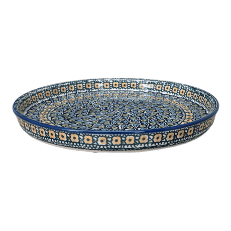 Tray, Round, 10.25" in "Olive Orchard" by Manufaktura | T153S-DZ