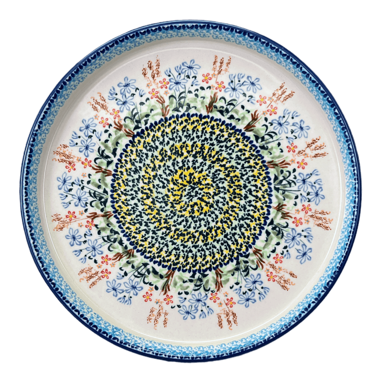 Tray, Round, 10.25" in "Pastel Garden" by Manufaktura | T153S-JZ38