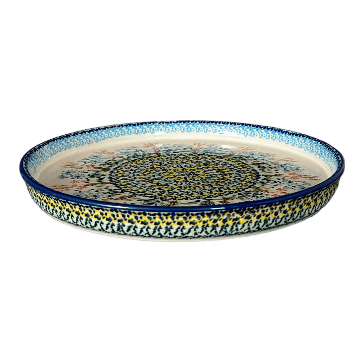 Tray, Round, 10.25" in "Pastel Garden" by Manufaktura | T153S-JZ38