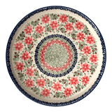 Tray, Round, 10.25" in "Pink Poinsettia" by Manufaktura | T153S-PS14