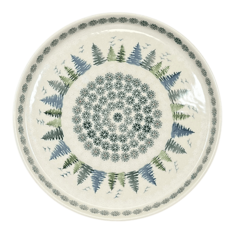 Tray, Round, 10.25" in "Pine Forest" by Manufaktura | T153S-PS29