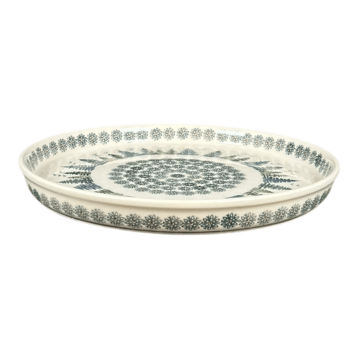 Tray, Round, 10.25" in "Pine Forest" by Manufaktura | T153S-PS29
