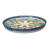 Tray, Round, 10.25" in "Brilliant Garland" by Manufaktura | T153S-WK79