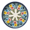 Polish Pottery 10.25" Round Tray (Brilliant Garland) | T153S-WK79 at PolishPotteryOutlet.com