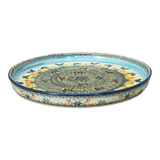 Tray, Round, 10.25" in "Butterflies in Flight" by Manufaktura | T153S-WKM